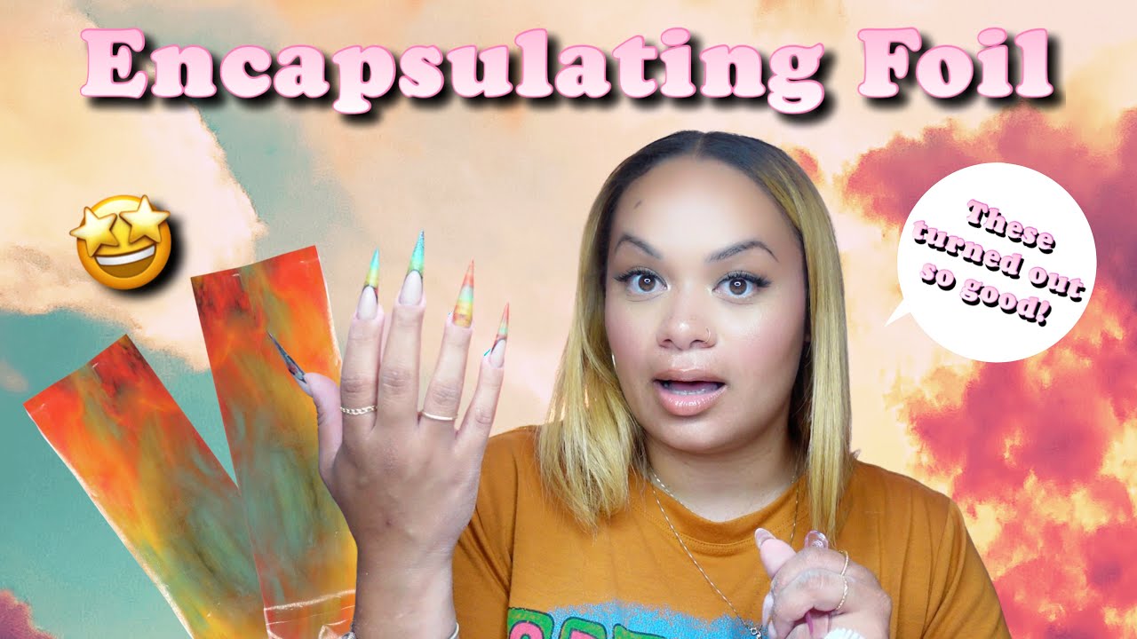 Encapsulating Foil with HardGel | Juneteenth Builder Gel Nails Tutorial - LGNPro