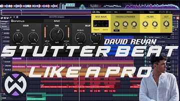 Stutter Beat like a Pro on a Budget DAW [TRACKTION WAVEFORM 13]
