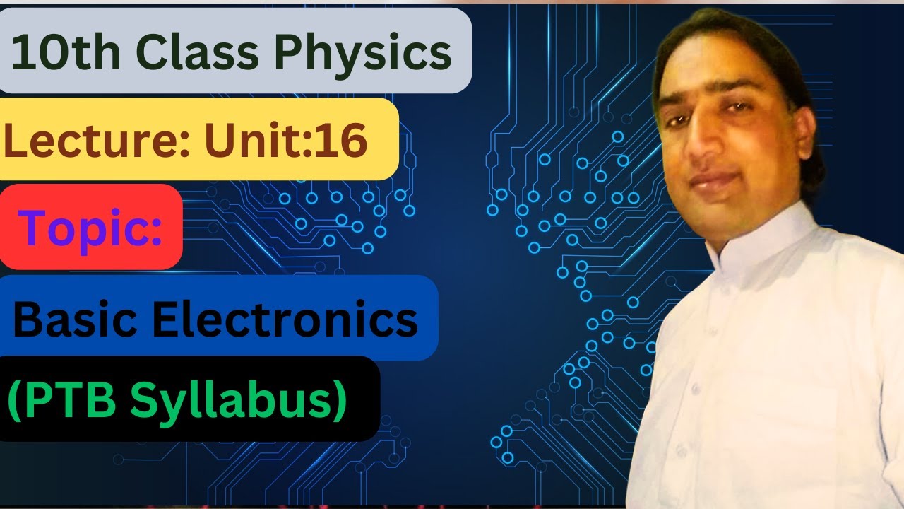10th Class Physics Lecture Unit :16 (PTB Syllabus)