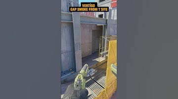 GAP SMOKE FROM T SITE #cs2 #vertigo #shorts