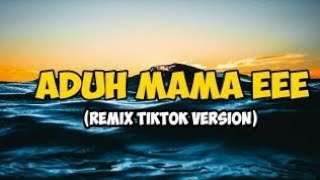 ( Karaoke )ADUH MAMAE - ada cowok baju hitam | lagu Tik tok viral