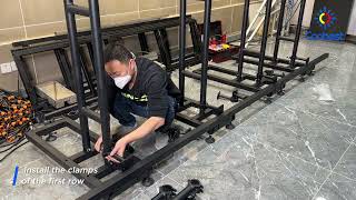 Newest Video Tutorial- How to Install Canbest RX Events LED Wall With Aluminum Ground Support