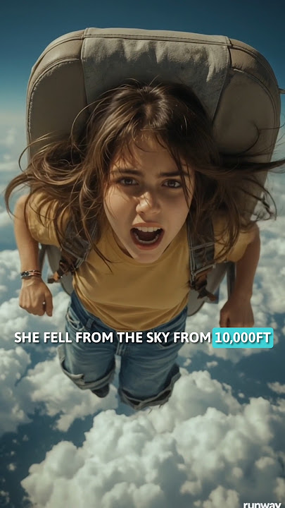 She Fell 10,000 Feet… and Survived 😱🌿#shorts