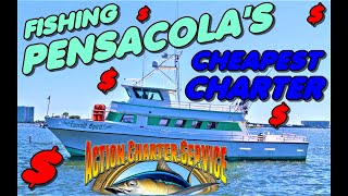 Fishing The CHEAPEST Charter In Pensacola FLORIDA | LOTS of Fish !!!!!!