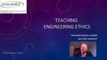 Unit 3 Teaching Engineering Ethics Sjursen