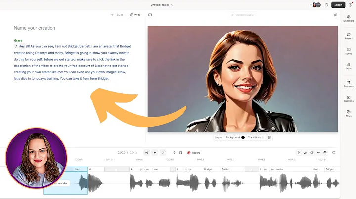 Create AI Avatar with Descript
