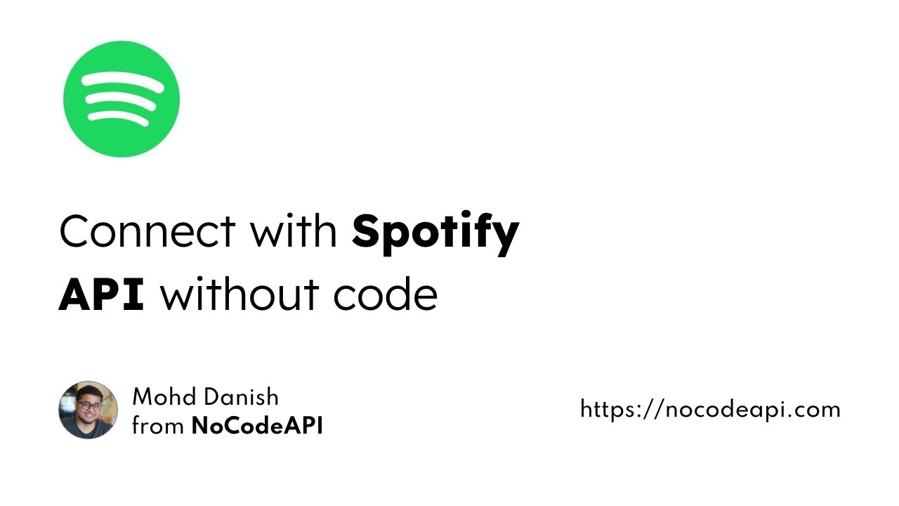 Setup Spotify API without code - YouTube