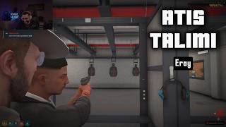 Chief Inspector Tekin is having Şehmus practice shooting at the firing range. | Eray screenshot 1