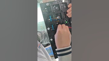 This poster LED screen is under commissioning. #eagerled #leddisplay #ledvideowall #ledmodule