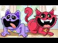 Catnap brother but everyone are cats  poppy playtime chapter 3 animation