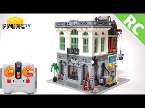Lego 10251 Brick Bank - RC Motorized Brick Bank by 뿡대디