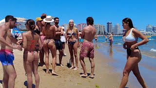 🇺🇾 Punta del Este 🏖️ URUGUAY 😎 Mansa Beach ✈️ Travel vlog - BEACH WALK