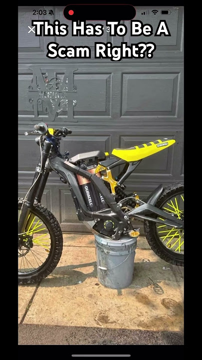 This Has To Be A Scam Right?? #surron #surronlightbee #talaria #facebookmarketplace #bike #emoto