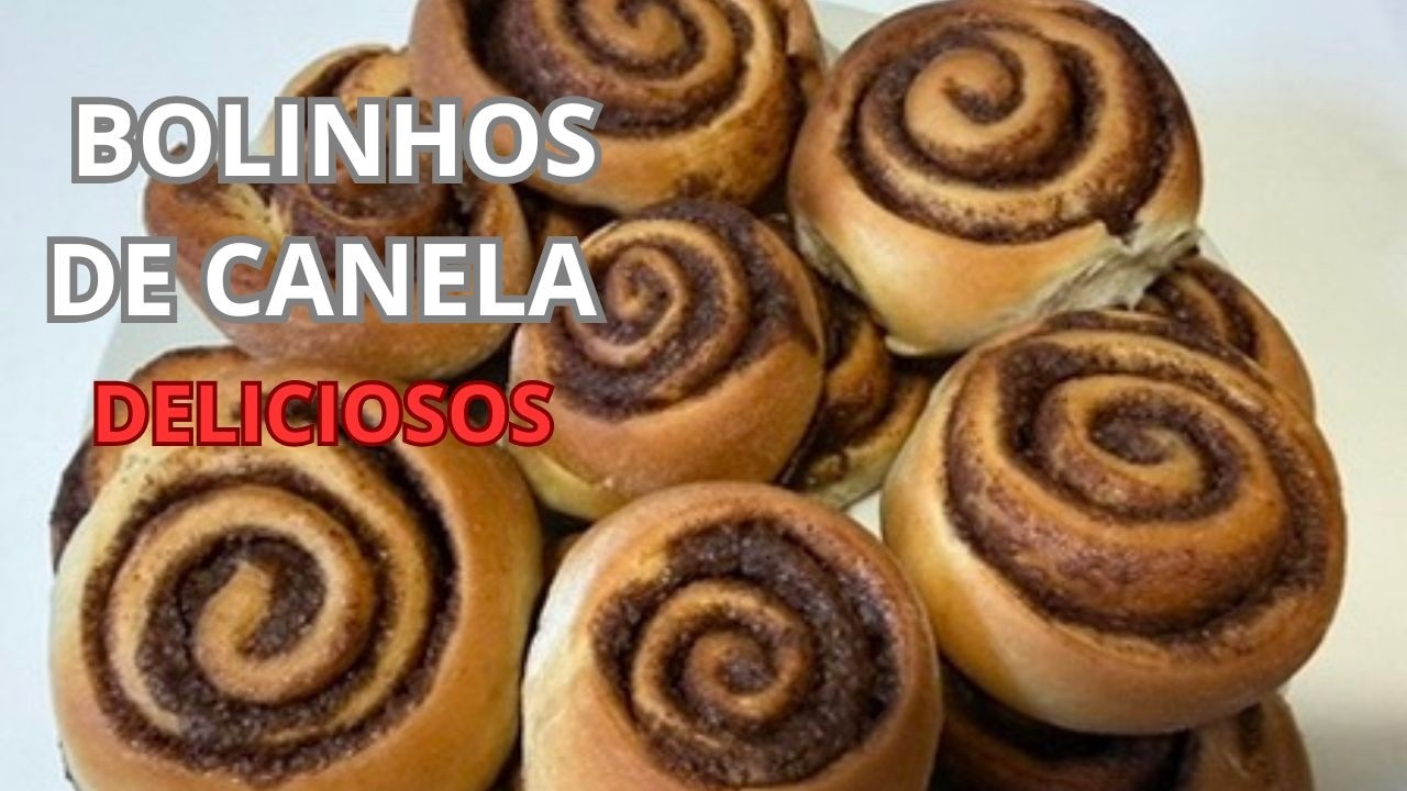 CINNAMON ROLLS/BOLINHOS DE CANELA DELICIOSOS - FEITOS NA MONSIEUR CUISINE SMART