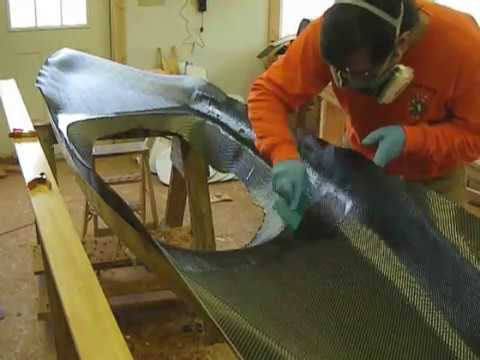 Hand-Laying Carbon Fiber - YouTube