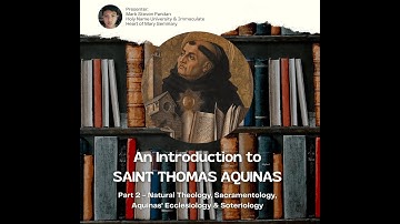 ZoomTalk - Life and Thoughts of Saint Thomas Aquinas by Mark Steven Pandan - Part 1