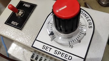 Analog speed control of CROUZET  BLDC MOTOR USING PORT & SMPS