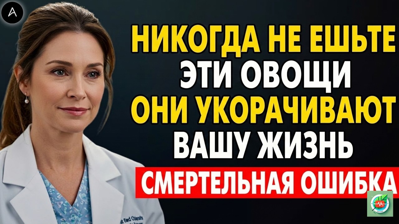 3 овоща, которые РАЗРУШАЮТ организм после 60 и 3 овоща, которые ЛЕЧАТ!