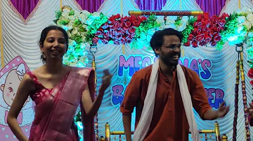 Marathi Baby Shower Dance Performance | Aai Tu Baba Mi | kunitari Yenar Yenar | Dhik Tana