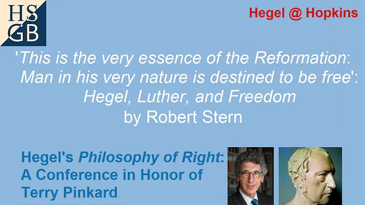 Robert Stern | "Hegel's Philosophy of Right" JHU C...