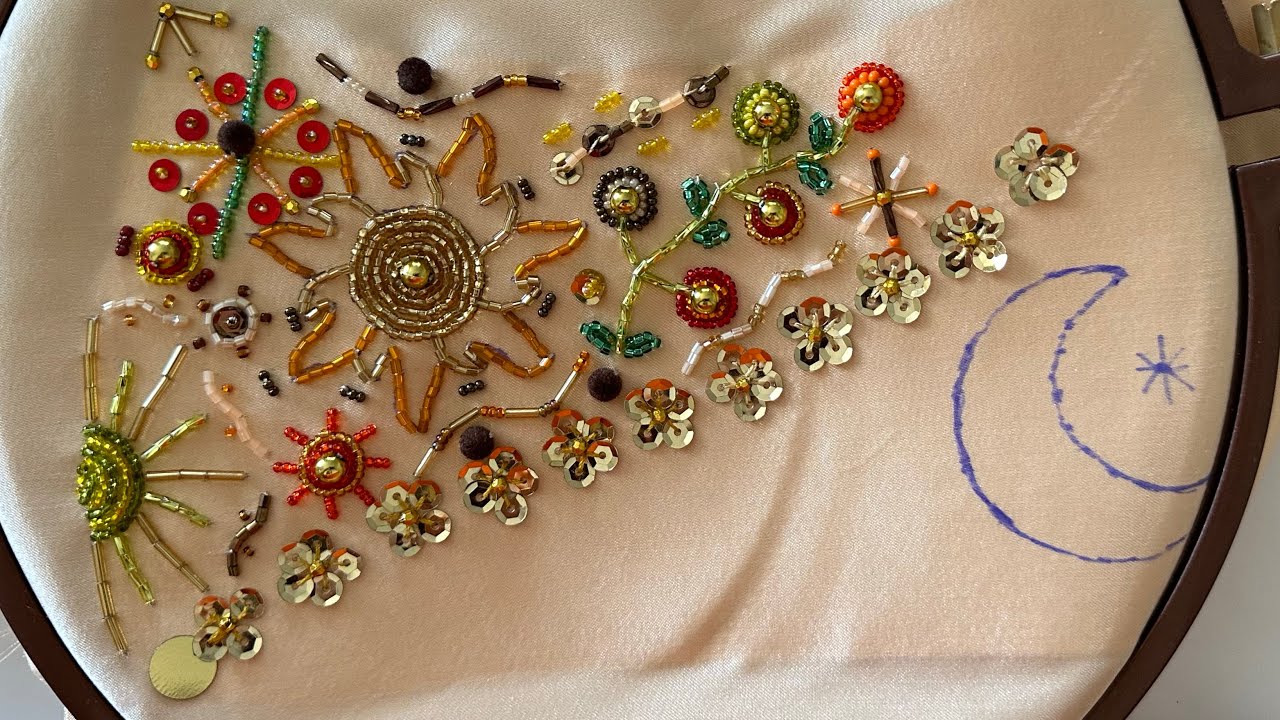 BONCUK NAKIŞLI İŞLEME ÇANTA YAPIMINDA PULLARI NASIL İŞLİYORUM