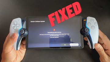 Playstation Portal - Something Went Wrong Error code: 0x83200212