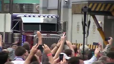 Grand Opening of Transformers  The Ride 3D with Optimus Prime  Megatron Voices at Universal Orlando