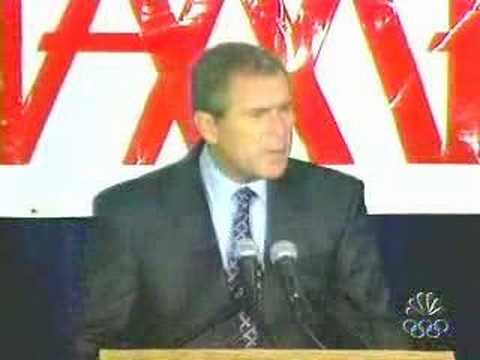 President Bush funny slip of the lips - Hilarious