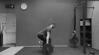 Split stance hex bar deadlift (KD)