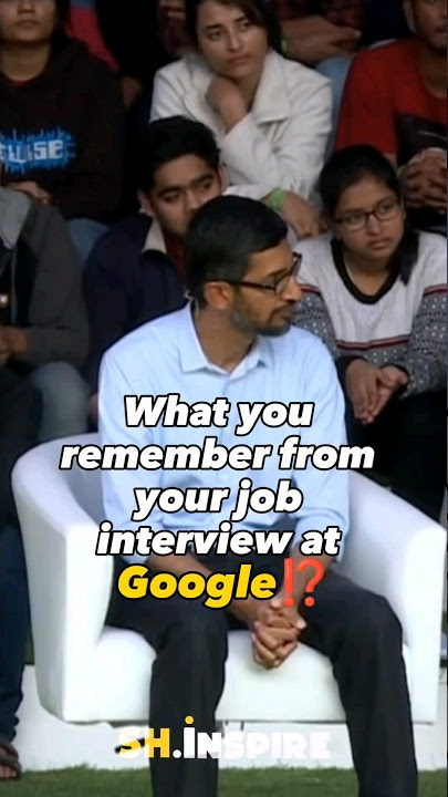 Sundar Pichai's Job Interview Experience At Google🔥 । Google CEO