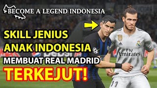 ANAK JENIUS INDONESIA MELAWAN REAL MADRID | BECOME A LEGEND INDONESIA | PES 2019 (12)