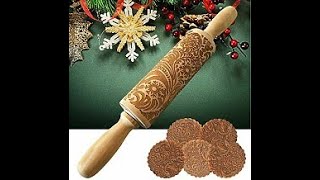 BEATINGOUT™ Christmas Embossing Rolling Pin