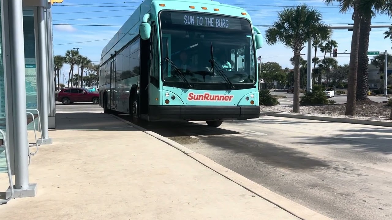 Psta bus 21104 on the sun runner 
