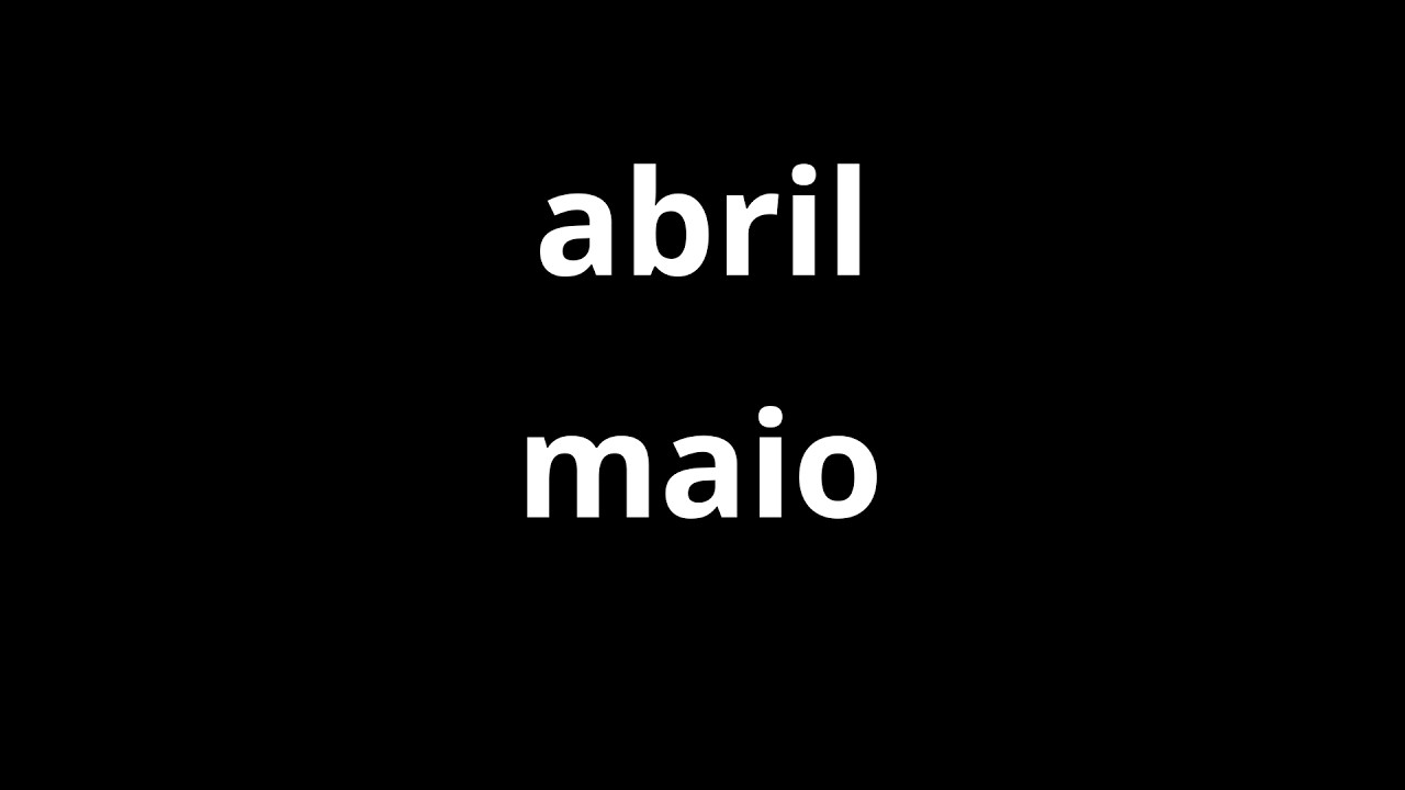 abril maio