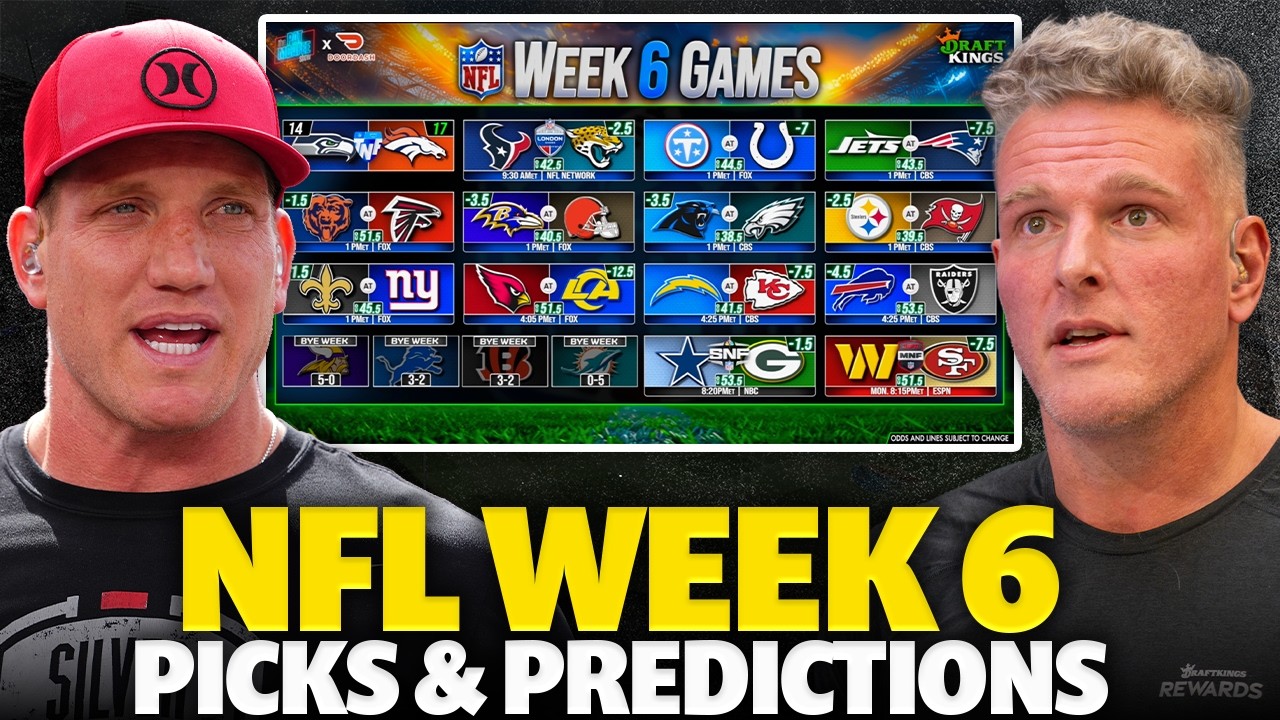The Pat McAfee Show Makes Their Picks For NFL's Week 6 Weekend