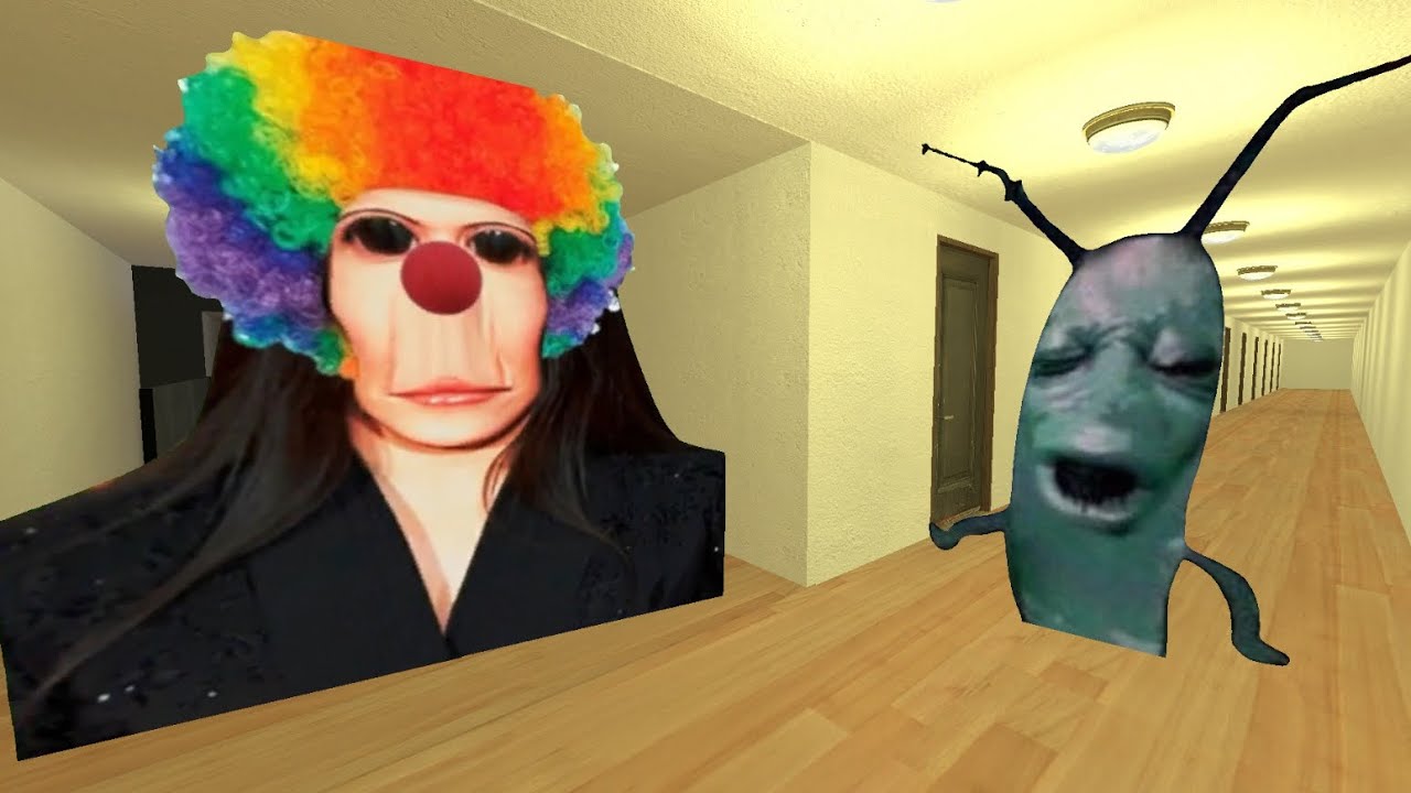 Rosalia Bizcochito Clown And Plankton Aaahhhmmm Nextbot Gmod
