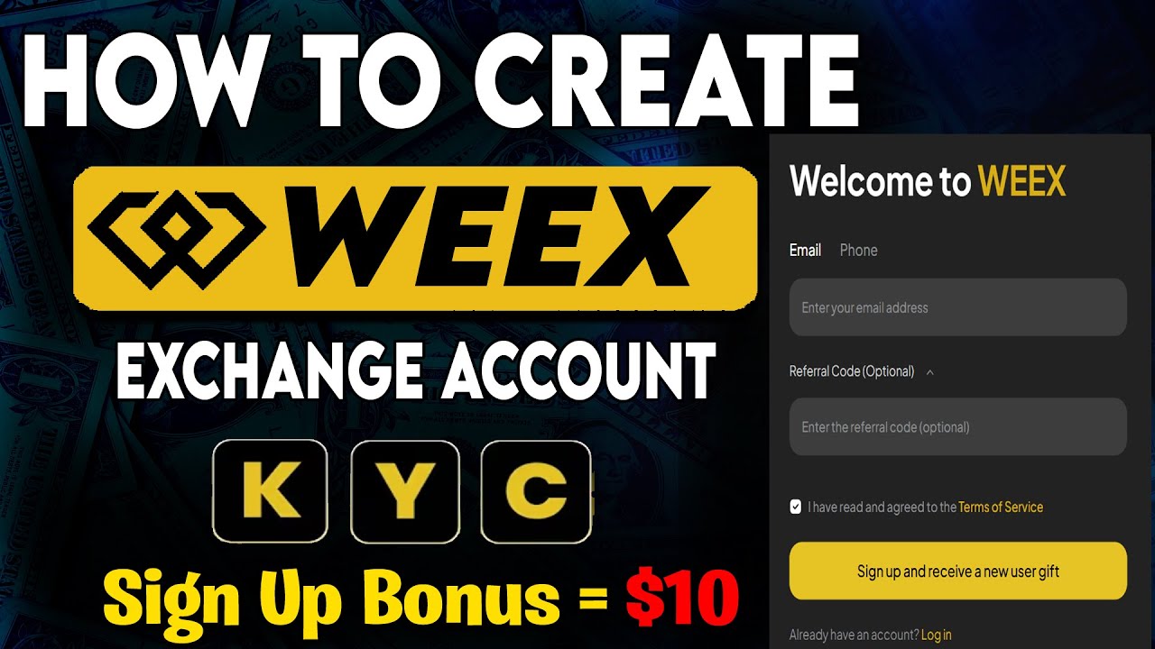 How to Create a WEEX Account and Complete Verification | WEEX Exchange  Account KYC - YouTube