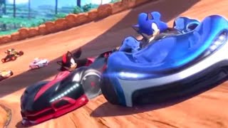 Sonic Racing  Believer sonic Vs Super Shadow
