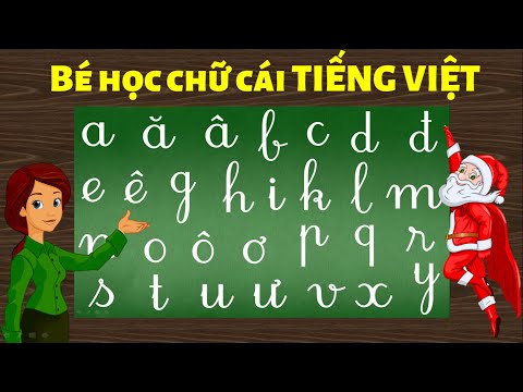 Video Bé học chữ cái tiếng việt, Bé tập đọc chữ tiếng việt |... - YouTube