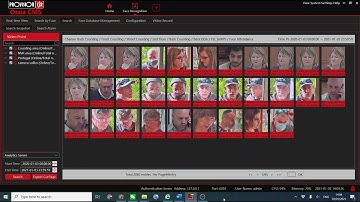 Gezichtsherkenning in de Ossia VMS