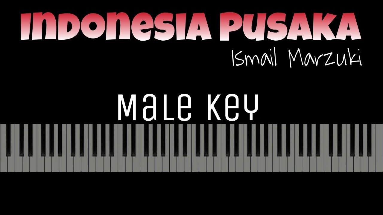 Indonesia Pusaka - Ismail Marzuki [Karaoke Piano - Male Key]