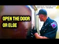 Man Shut Down Creepy Cops From Entering House