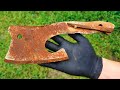 Antique Rusty Cleaver Restoration