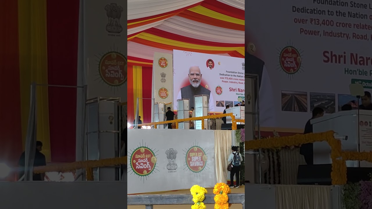Modi’s visit to Kurnool (Andhra Pradesh)