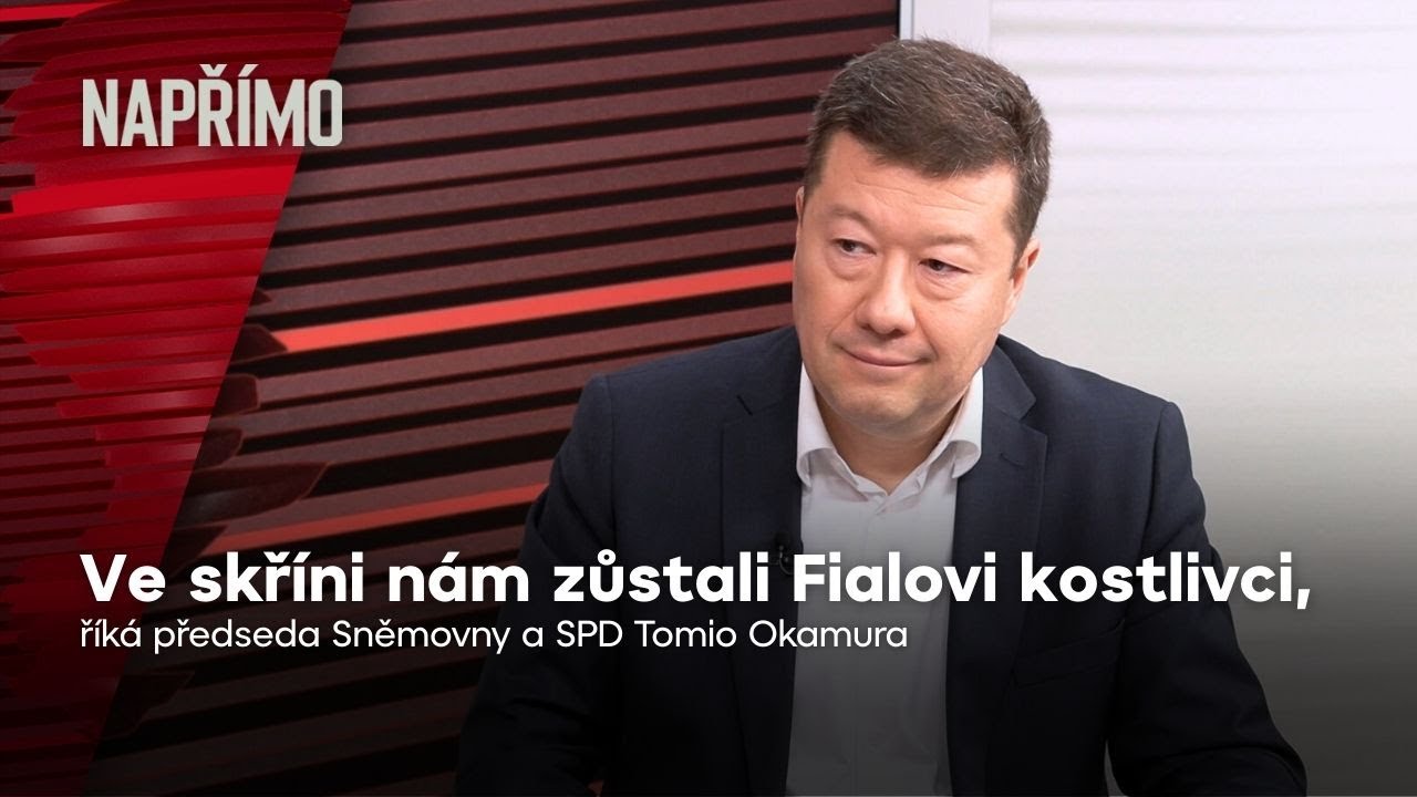 Okamura: Ve skříni nám zůstali Fialovi kostlivci. Česko na to bude roky doplácet | Napřímo