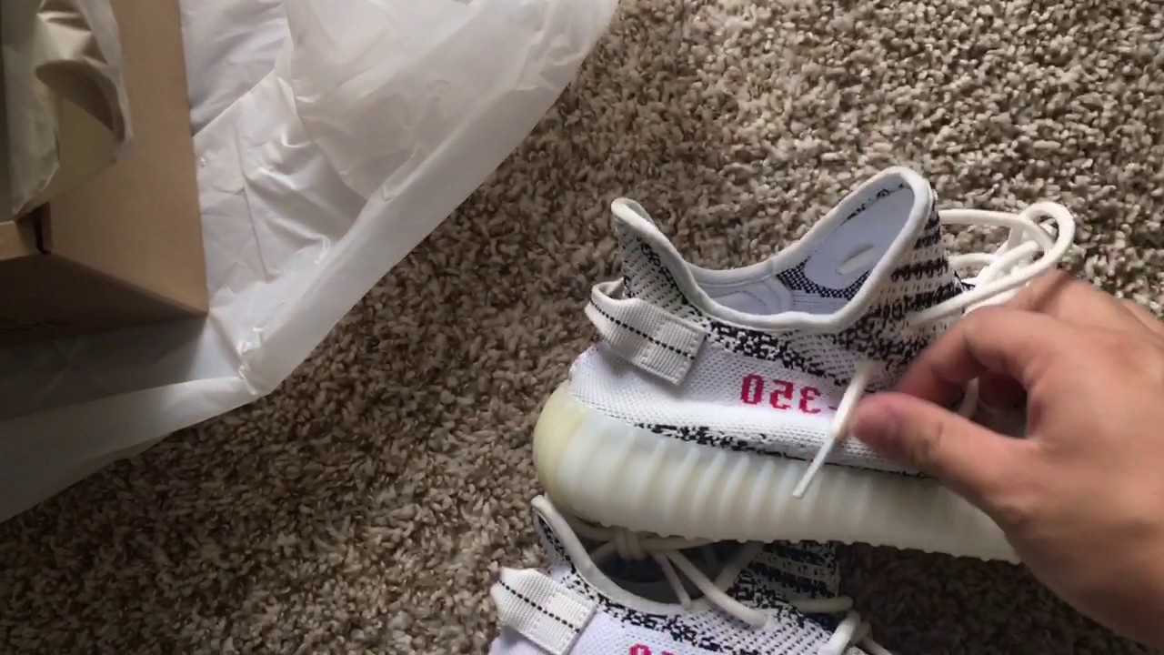 yeezy zebra 1st release