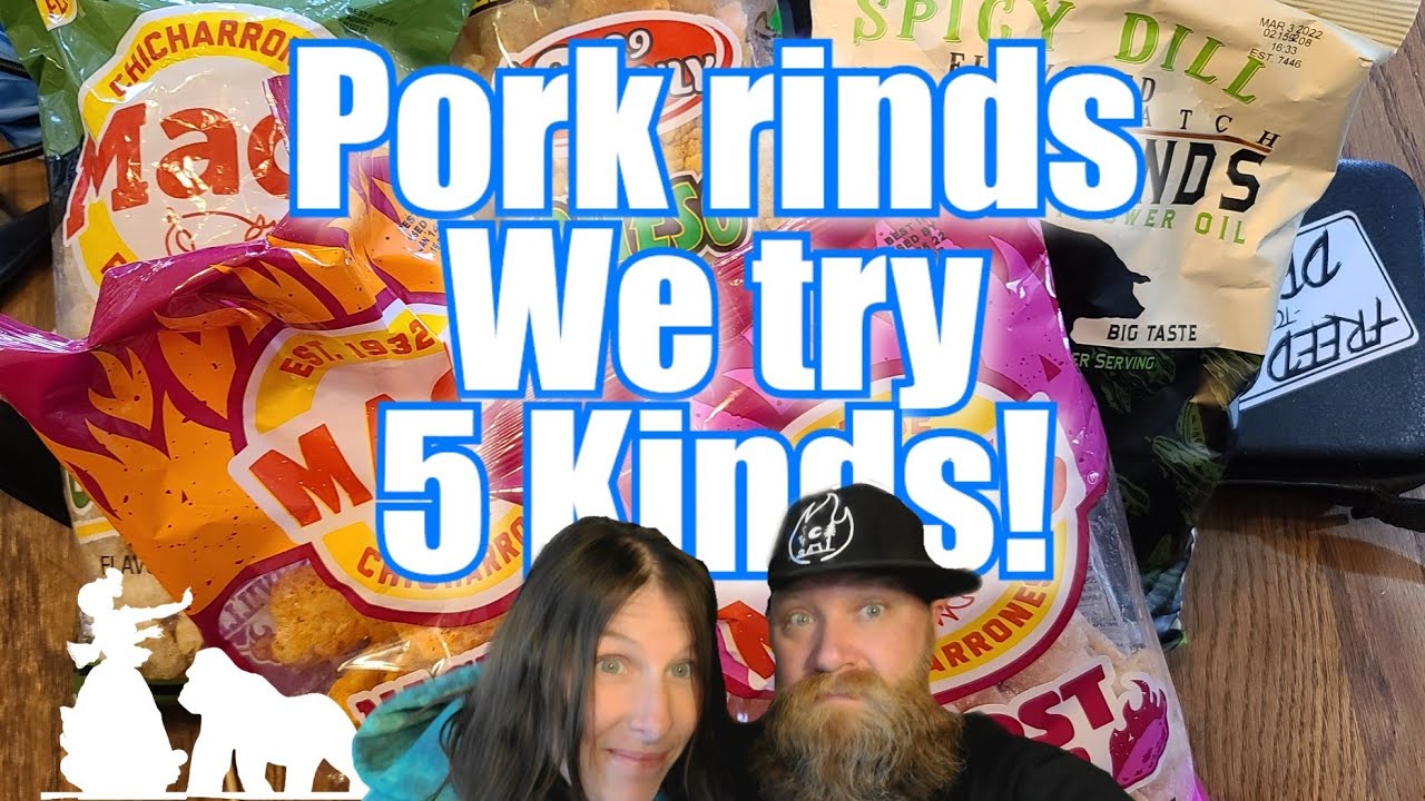 Pork Rinds5 Kinds! 🍠 Food Reviews/Taste Tests [Ghost Pepper*Nashville
