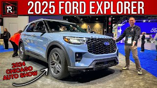 The 2025 Ford Explorer ST Is An Extensively Revised Twin-Turbo 3-Row Family SUV