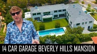 $40MILLION BEVERLY HILLS MANSION WITH A 14 CAR GARAGE!!