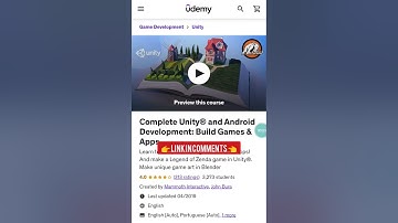 Complete Unity® and Android Development: Build Games & Apps